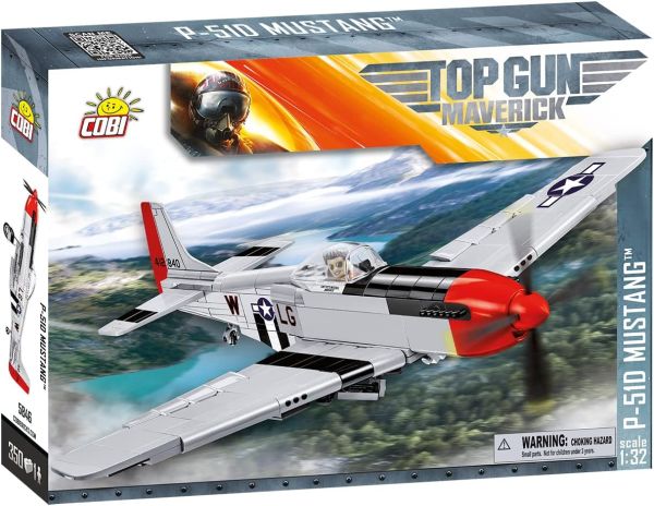 COB5846 - TOP GUN MUSTANG P-51D militaire vliegtuigen – 340 stuks - 1