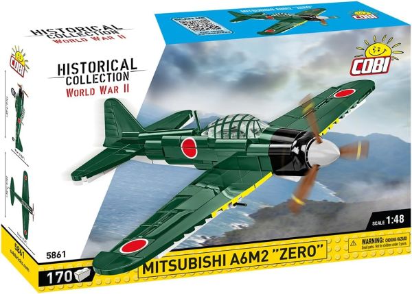 COB5861 - MITSUBISHI A6M2 Zero militaire vliegtuigen - 170 stuks - 1