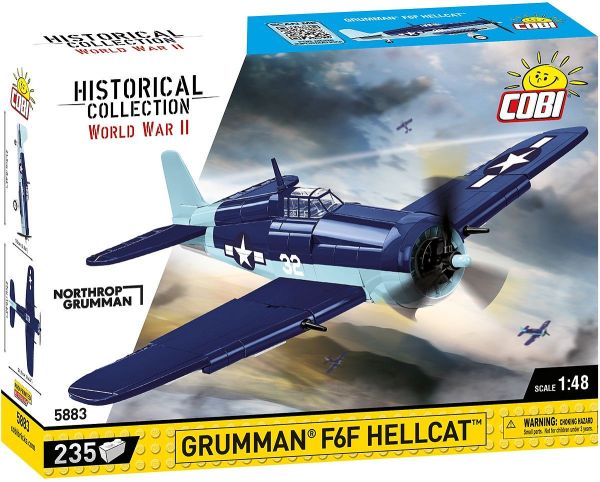 COB5883 - Militaire Vliegtuig Grumman F6F Hellcat - 235 Onderdelen - 1