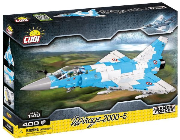 COB5891 - Mirage 2000-5 Militair Vliegtuig - 400 Onderdelen - 1