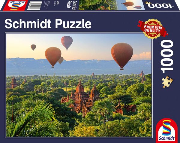 SCM58956 - 1000 Stuks Puzzel Hete Luchtballonnen Mandalay Myanmar - 1