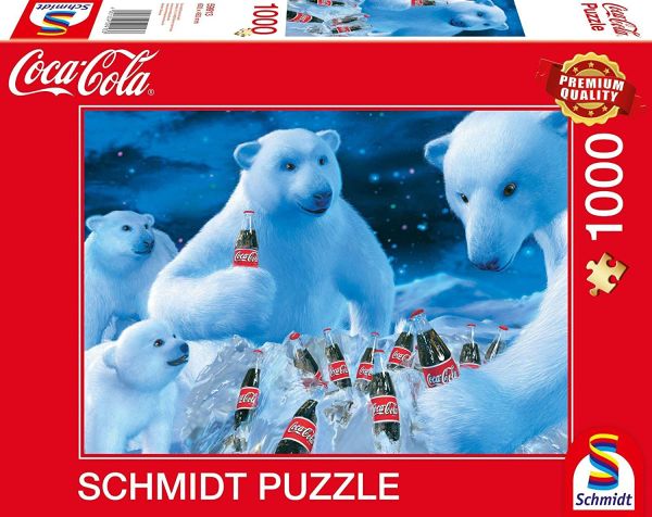 SCM59913 - 1000 stukjes ijsbeer puzzel COCA COLA - 1