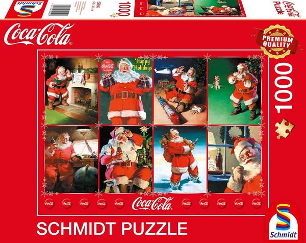 SCM59956 - 1000 stukjes kerstman puzzel COCA COLA - 1