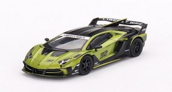 MGT00605-L - LAMBORGHINI LB Silhouette WORKS Aventador GT EVO groen - 1