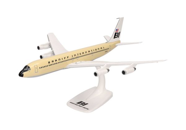 HER614023 - BOEING 707-300 Braniff beige sólido - 1