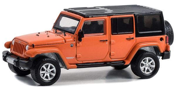 GREEN62010-E - JEEP Wrangler Unlimited 2010 Oranje uit de film Cold Pursuit 2019 in blisterverpakking - 1