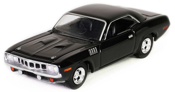 GREEN62020-F - PLYMOUTH Cuda 1971 uit de film John Wick Chapter 4 2023 onder blisterverpakking - 1