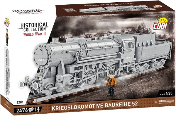 COB6281 - KRIEGSLOKOMOTIVE Baureihe 52 Locomotief - 2476 onderdelen - 1