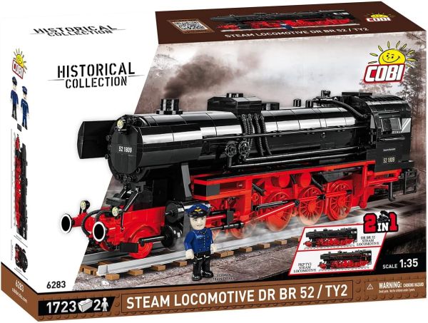 COB6283 - STEAM DR BR 52/Type 2 locomotief – 1723 onderdelen - 1