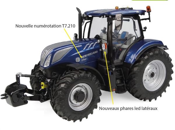 UH6364 - NEW HOLLAND T7.210 Blauw Vermogen Auto Commando 2022 - 1