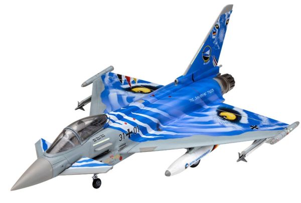 REV63818 - Eurofighter TyphoonBavarian Tiger 2021 vliegtuigen om te assembleren en te schilderen - 1