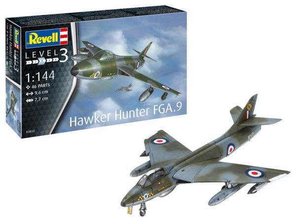 REV63833 - Modelset Hawker Hunter FGA.9 om te bouwen en te schilderen - 1