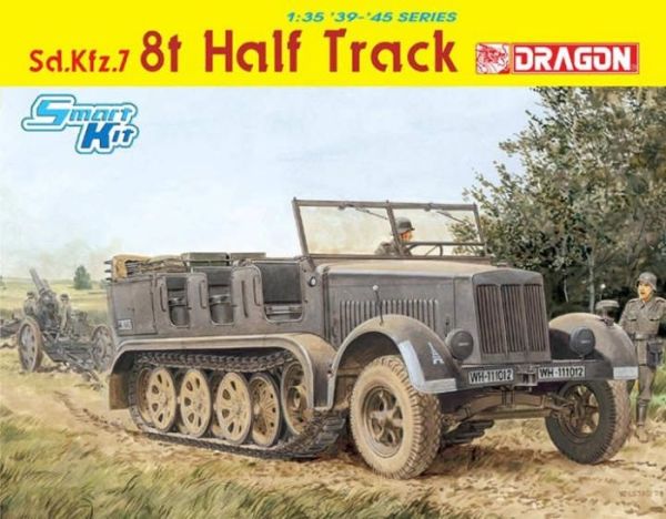 DRA6466 - Sd.Kfz. 250 met zwaar geschut om in elkaar te zetten en te schilderen - 1