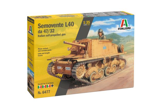 ITA6477 - Semovente L40 da 47/32 tank om in elkaar te zetten en te schilderen - 1