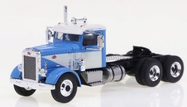 IXO64TR006 - PETERBILT 281 6x4 1955 Blauw - 1