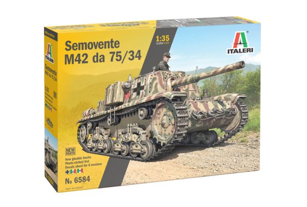 ITA6584 - Semovente M42 da 75/34 tank om te monteren en te schilderen - 1