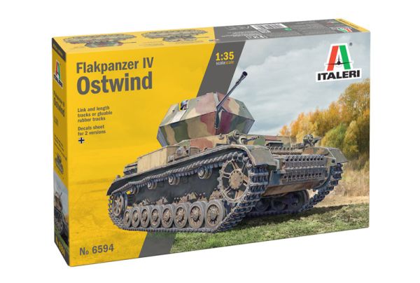 ITA6594 - Flakpanzer IV Ostwind tank om in elkaar te zetten en te schilderen - 1