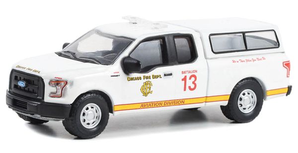 GREEN67050-E - FORD F-150 2016 Chicago Firefighters uit de FIRE & RESCUE serie in blisterverpakking - 1