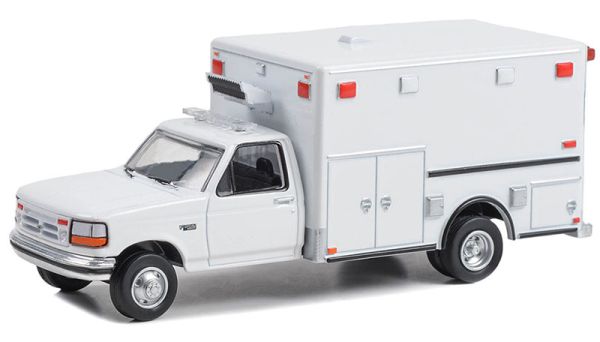 GREEN67061 - FORD F-350 Ambualnce 1992 Wit in blisterverpakking - 1