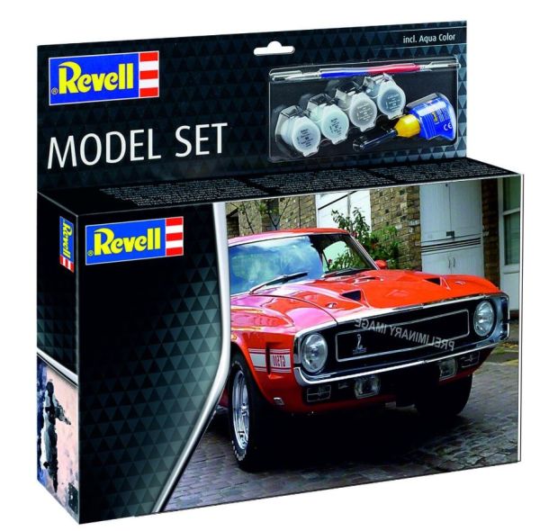 REV67729 - MODEL SET - SHELBY Mustang GT500 met verf om te monteren - 1