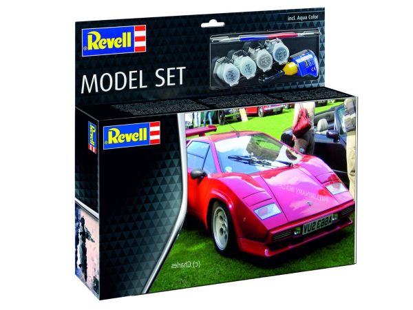 REV67730 - MODEL SET - LAMBORGHINI Countach LP500S met verf te monteren - 1