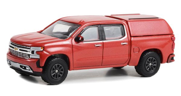 GREEN68020-C - CHEVROLET silverado LTD High Country 2022 Bordeaux uit de serie SHOWROOM FLOOR onder blisterverpakking - 1