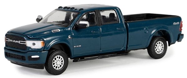 GREEN68050-A - DODGE Ram 2500 Bighorn 2023 blauw SHOWROOM FLOOR in blisterverpakking - 1