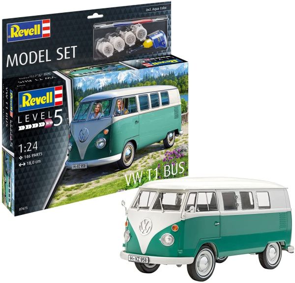 REV67675 - Modelset VOLKSWAGEN T1 Bus te monteren met lak - 1