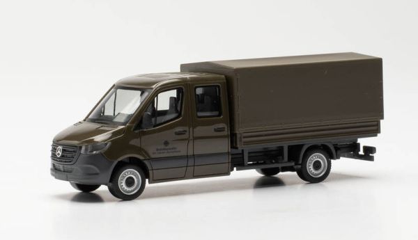 HER700795 - MERCEDES SPRINTER bruine dubbele cabine BUNDSWEHR - 1