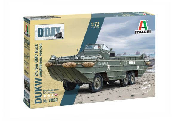 ITA7022 - DUKW 2 ½ ton amfibische GMC-versie – 80e verjaardag van D-DAY om te monteren en te schilderen - 1