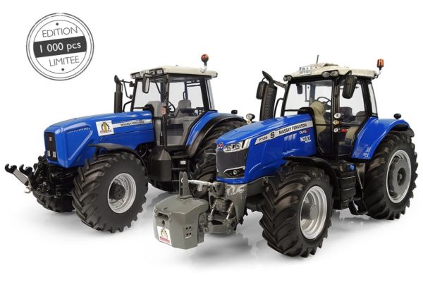 UH7123 - Blauwe trekker - Plogmaker - MASSEY FERGUSON 8260 en 7726S - 1