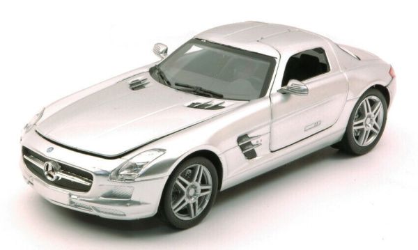 NEW71263D - MERCEDES-BENZ SLS AMG zilver - 1