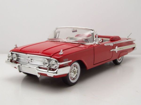 MMX73110ROUGE - CHEVROLET Impala cabriolet 1960 rood - 1