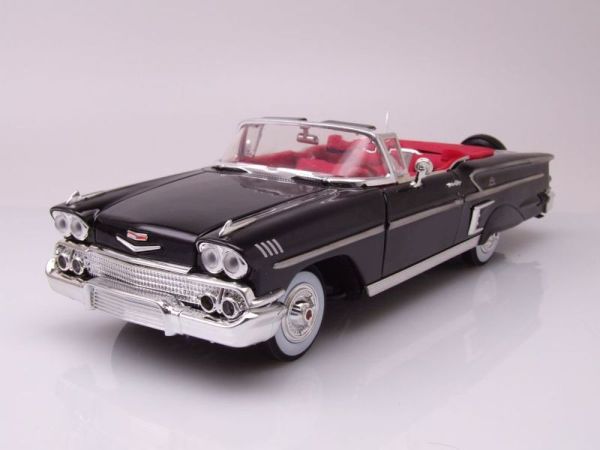 MMX73112NOIR - 1958 CHEVY Impala cabriolet zwart - 1