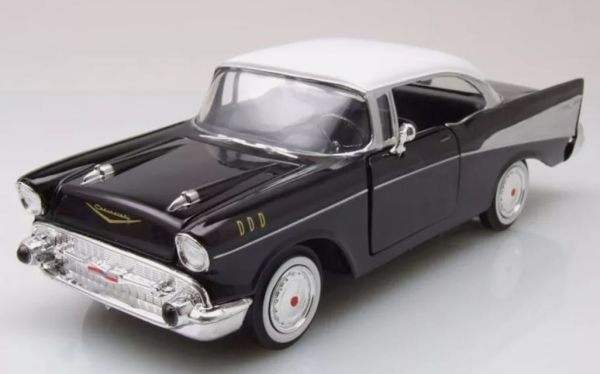 MMAX73228NOIR - CHEVROLET Bel Air 1957 Zwart - 1