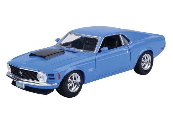 MMX73303BLEU - 1970 FORD Mustang Boss 429 blauw - 1