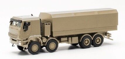 HER746984 - IVECO Trakker 8x8 met zandbeige dekzeilbed - 1