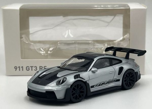 NOREV750049 - PORSCHE 911 GT3 RS 2022 Zilver met zwarte decals - Jet-car - 1