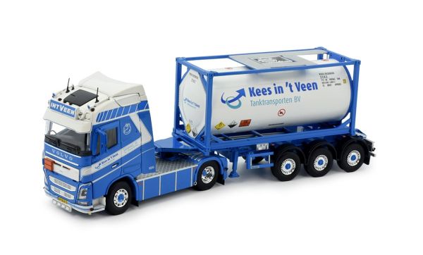 TEK76308 - VOLVO FH04 GL 4x2 met 3-assige tankwagen KEES IN'T VEEN - 1