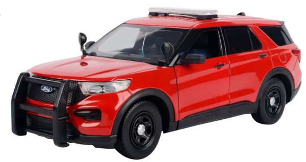 MMX76988ROUGE - FORD Police Interceptor utility 2022 rood - 1