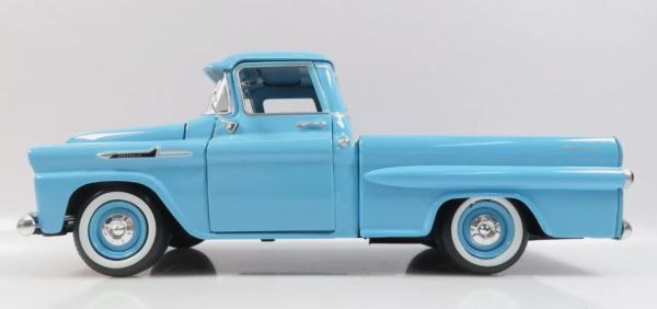 MMAX79311BLEU - CHEVROLET Apache Fleetline pick-up 1958 Blauw - 1