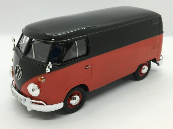 MMX79342ZWRO - VOLKSWAGEN T1 zwart en rood - 1