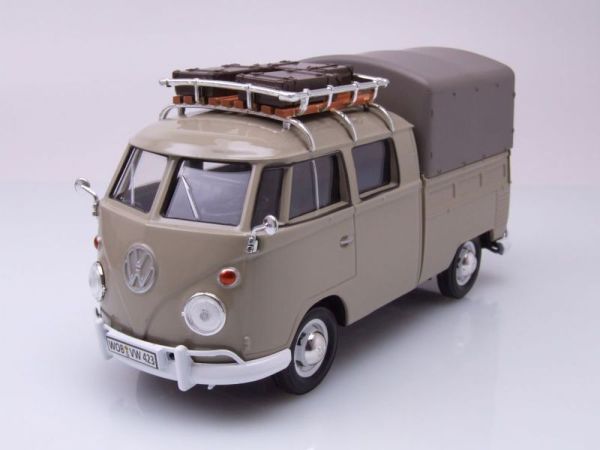 MMX79553GRIS - VOLKSWAGEN T1 Pick-up bus met bagage Grijs - 1