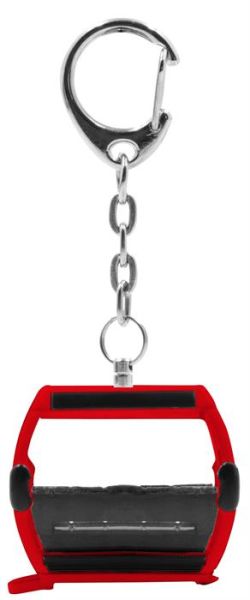 JC80051 - OMEGA IV/10 gondel sleutelhanger, rood - 1