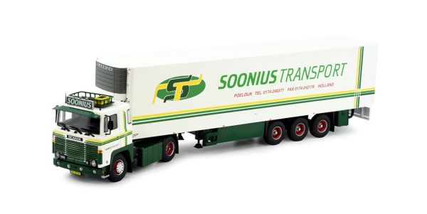 TEK81236 - SCANIA 141 4x2 met 3-assige koelaanhanger SOONIUS - 1