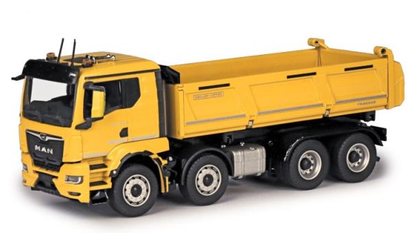 CON81255/04 - MAN TGS NN 8x4 kipper Meiller Geel - 1