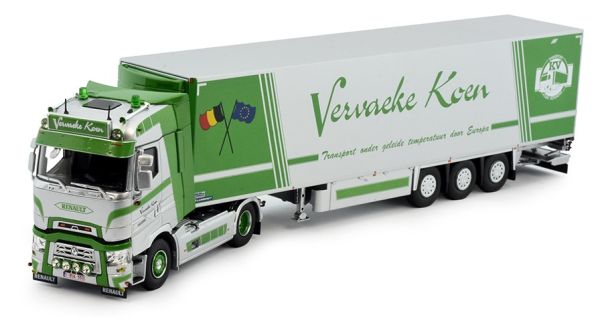 TEK82142 - RENAULT T High 4x2 con remolque refrigerado 3 ejes VERVAEKE KOEN - 1