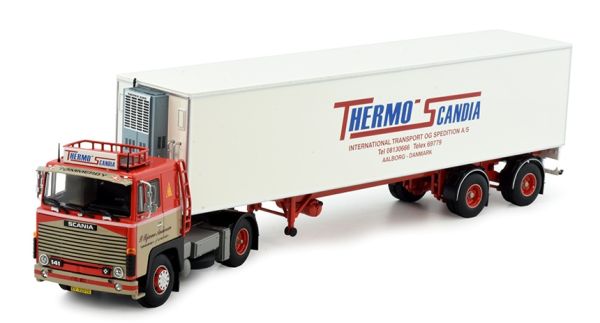 TEK82195 - SCANIA 141 4x2 met koelaanhanger 2 assen ANDERSEN P.BJARNE - 1