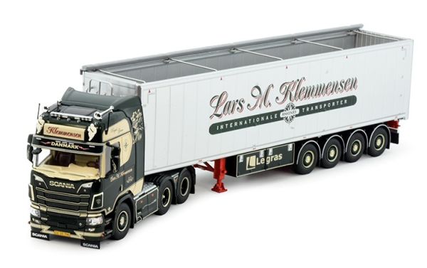 TEK83010 - SCANIA R Highline 6x4 met 4-assige aanhangwagen LARS KLEMMENSEN - 1