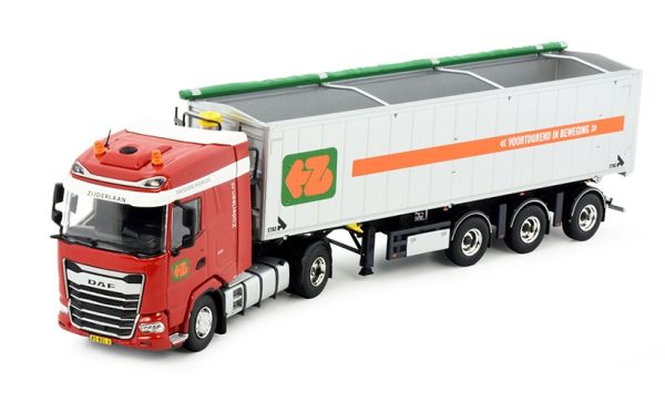 TEK83560 - DAF XG 4x2 met 3-assige kipper ZIJDERLAAN - 1